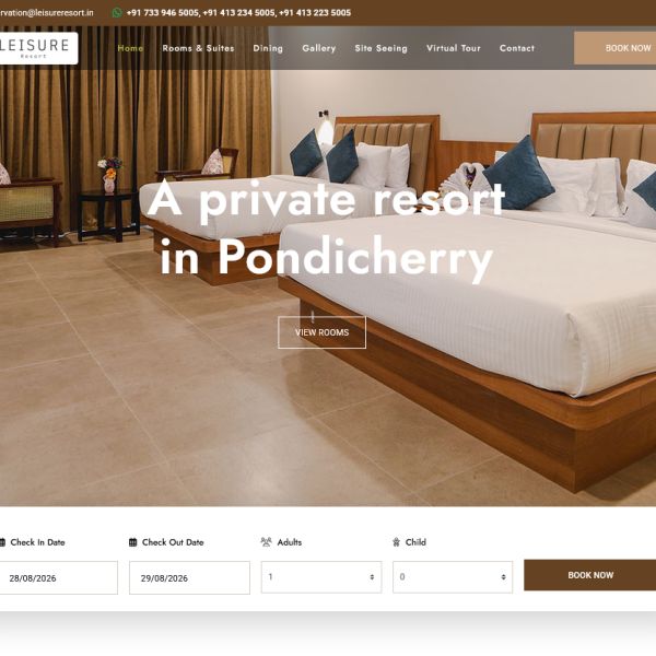 Leisure Resort - Pondicherry - https://leisureresort.in/
