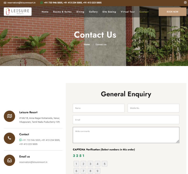Leisure Resort - Pondicherry - https://leisureresort.in/