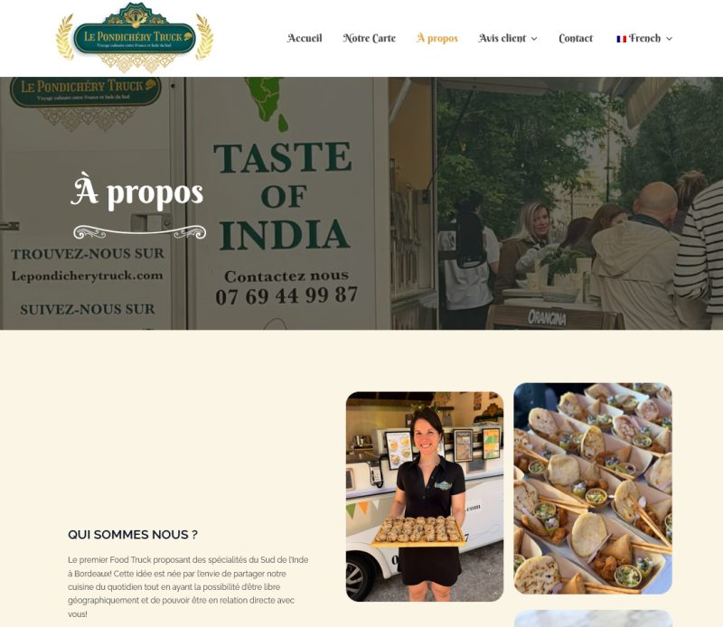 Le Pondichéry Truck - Paris - https://lepondicherytruck.com/