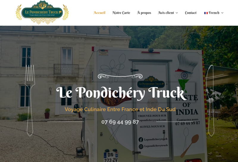Le Pondichéry Truck - Paris - https://lepondicherytruck.com/