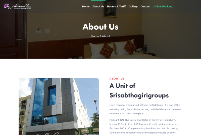 Hotel Pleasant Inn Pondicherry - https://hotelpleasantinn.com/